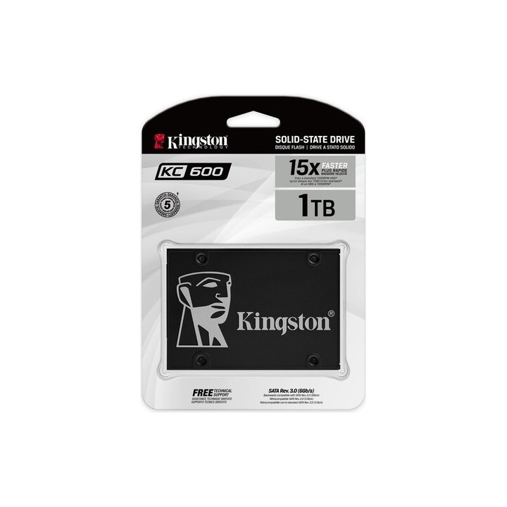 SSD KC600 SATA 2.5" y mSATA KINGSTON
