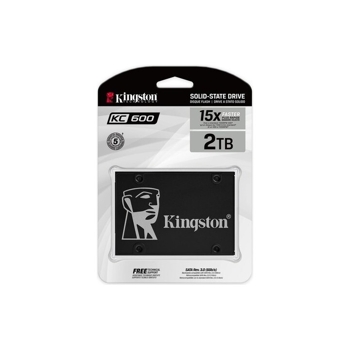 SSD KC600 SATA 2.5" y mSATA KINGSTON