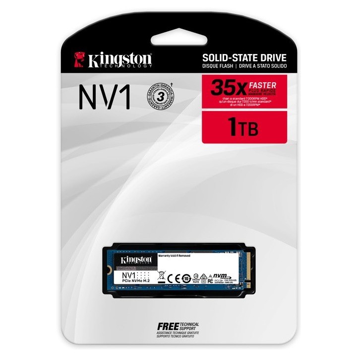 DISCO DE ESTADO SOLIDO SSD PCIE 4.0 M.2 2280 250GB NMVE KINGSTON NV1