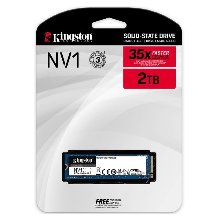 DISCO DE ESTADO SOLIDO SSD PCIE 4.0 M.2 2280 250GB NMVE KINGSTON NV1